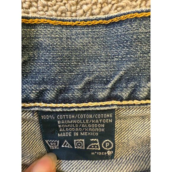 Polo Ralph Lauren Vintage Men's Jeans W33 L34 Straight Leg Blue Denim Authentic - Picture 5 of 16